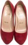 Christian Louboutin Pre-owned Suede heels Red Dames - Thumbnail 2