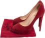 Christian Louboutin Pre-owned Suede heels Red Dames - Thumbnail 7
