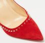 Christian Louboutin Pre-owned Suede heels Red Dames - Thumbnail 5