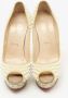 Christian Louboutin Pre-owned Suede heels Yellow Dames - Thumbnail 3
