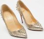 Christian Louboutin Pre-owned Suede heels Yellow Dames - Thumbnail 4