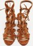 Christian Louboutin Pre-owned Suede sandals Beige Dames - Thumbnail 2