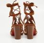 Christian Louboutin Pre-owned Suede sandals Beige Dames - Thumbnail 4