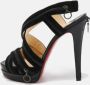 Christian Louboutin Pre-owned Suede sandals Black Dames - Thumbnail 2