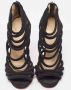 Christian Louboutin Pre-owned Suede sandals Black Dames - Thumbnail 3