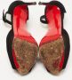 Christian Louboutin Pre-owned Suede sandals Black Dames - Thumbnail 6