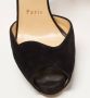 Christian Louboutin Pre-owned Suede sandals Black Dames - Thumbnail 7