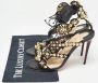 Christian Louboutin Pre-owned Suede sandals Black Dames - Thumbnail 9