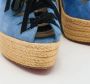 Christian Louboutin Pre-owned Suede sandals Blue Dames - Thumbnail 7