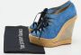 Christian Louboutin Pre-owned Suede sandals Blue Dames - Thumbnail 9