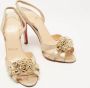 Christian Louboutin Pre-owned Suede sandals Gray Dames - Thumbnail 4