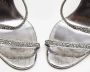Christian Louboutin Pre-owned Suede sandals Gray Dames - Thumbnail 4