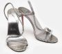 Christian Louboutin Pre-owned Suede sandals Gray Dames - Thumbnail 5