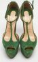 Christian Louboutin Pre-owned Suede sandals Green Dames - Thumbnail 3