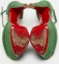 Christian Louboutin Pre-owned Suede sandals Green Dames - Thumbnail 6