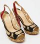 Christian Louboutin Pre-owned Suede sandals Multicolor Dames - Thumbnail 4