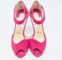 Christian Louboutin Pre-owned Suede sandals Pink Dames - Thumbnail 3