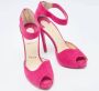 Christian Louboutin Pre-owned Suede sandals Pink Dames - Thumbnail 4