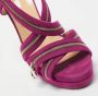 Christian Louboutin Pre-owned Suede sandals Purple Dames - Thumbnail 7