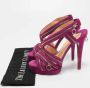Christian Louboutin Pre-owned Suede sandals Purple Dames - Thumbnail 9