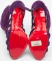 Christian Louboutin Pre-owned Suede sandals Purple Dames - Thumbnail 6