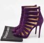 Christian Louboutin Pre-owned Suede sandals Purple Dames - Thumbnail 9