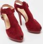 Christian Louboutin Pre-owned Suede sandals Red Dames - Thumbnail 4