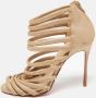 Christian Louboutin Pre-owned Suede sandals Yellow Dames - Thumbnail 2