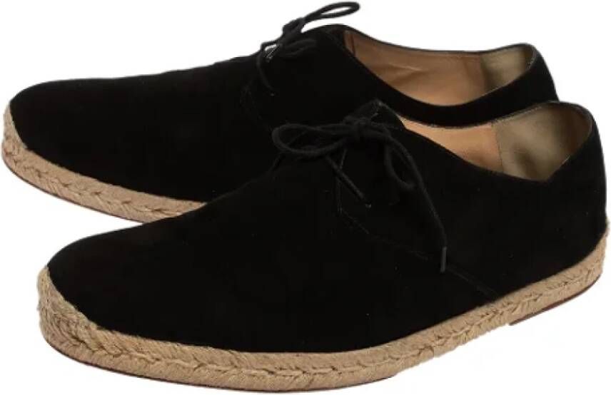 Louboutin zwart suede online