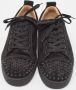Christian Louboutin Pre-owned Suede sneakers Black Heren - Thumbnail 3