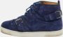 Christian Louboutin Pre-owned Suede sneakers Blue Dames - Thumbnail 2
