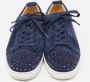 Christian Louboutin Pre-owned Suede sneakers Blue Heren - Thumbnail 3