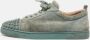 Christian Louboutin Pre-owned Suede sneakers Green Dames - Thumbnail 2