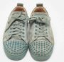 Christian Louboutin Pre-owned Suede sneakers Green Dames - Thumbnail 3