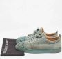 Christian Louboutin Pre-owned Suede sneakers Green Dames - Thumbnail 9