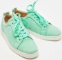 Christian Louboutin Pre-owned Suede sneakers Green Dames - Thumbnail 4