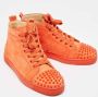 Christian Louboutin Pre-owned Suede sneakers Orange Heren - Thumbnail 4