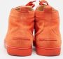 Christian Louboutin Pre-owned Suede sneakers Orange Heren - Thumbnail 5