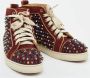 Christian Louboutin Pre-owned Suede sneakers Red Dames - Thumbnail 4
