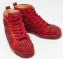 Christian Louboutin Pre-owned Suede sneakers Red Heren - Thumbnail 4