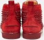 Christian Louboutin Pre-owned Suede sneakers Red Heren - Thumbnail 5