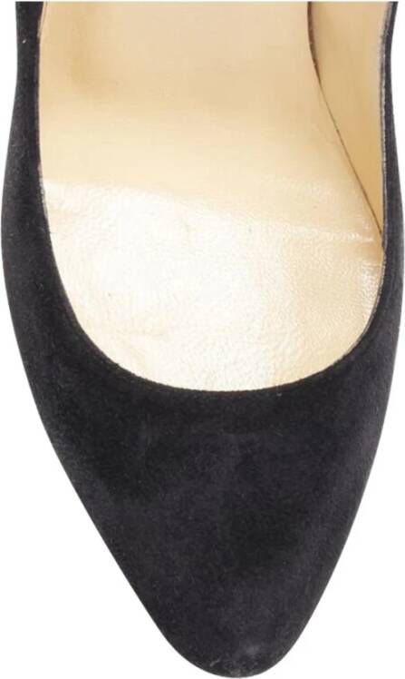 Christian Louboutin Pre-owned Tweedehands elegante platformhoge hakken in klassieke stijl en verfijnd ontwerp