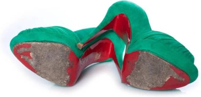 Christian Louboutin Pre-owned Tweedehands Knotted PeepToe Platform Pumps Very Prive