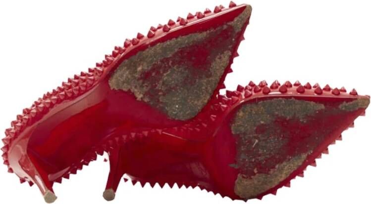 Christian Louboutin Pre-owned Tweedehands puntige neus stiletto hakken pumps met studs detail