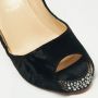Christian Louboutin Pre-owned Velvet heels Black Dames - Thumbnail 8