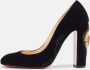 Christian Louboutin Pre-owned Velvet heels Black Dames - Thumbnail 2