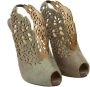 Christian Louboutin Pre-owned Wool heels Gray Dames - Thumbnail 3