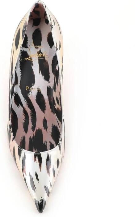 Christian Louboutin Pumps met luipaardprint en hak
