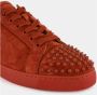 Christian Louboutin Rode Suède Spikes Sneakers - Thumbnail 2