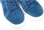 Christian Louboutin Blauwe Louis Junior Spikes Sneaker Blue - Thumbnail 4